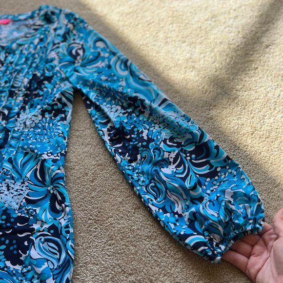 Lilly Pulitzer Blue Dress - Size Small - Picture 5 of 13